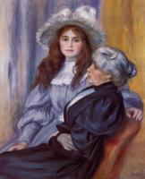 Renoir, Pierre Auguste - Berthe Morisot and Her Daughter Julie Manet